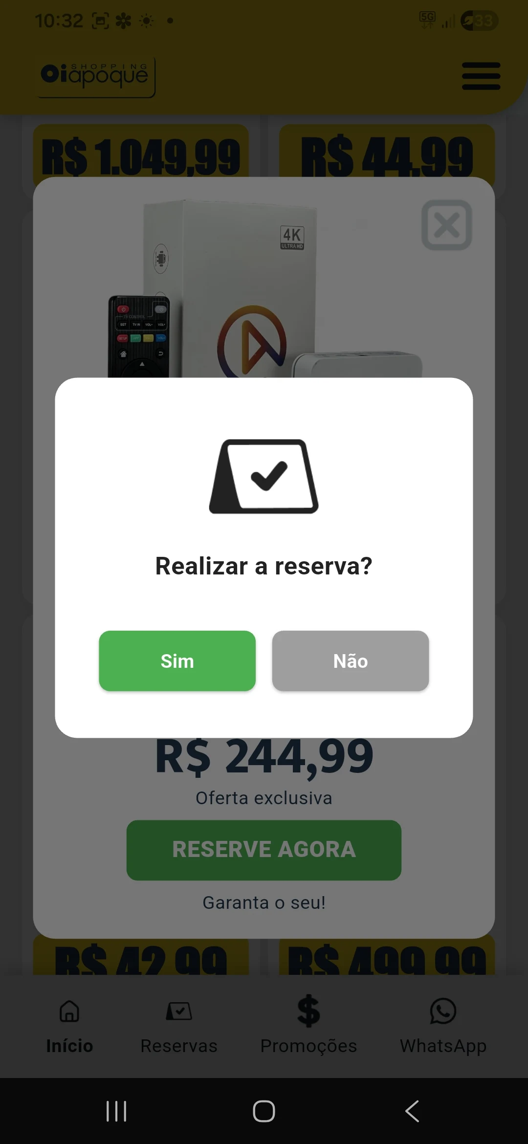 Shopping Oiapoque screenshot